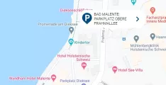 Bad Malente: Parkplatz obere Frahmallee