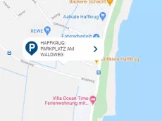 Haffkrug: Parkplatz am Waldweg